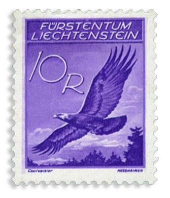 n° 9/13* - Timbre LIECHTENSTEIN Poste Aerienne