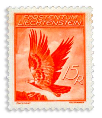 n° 9/13* - Timbre LIECHTENSTEIN Poste Aerienne