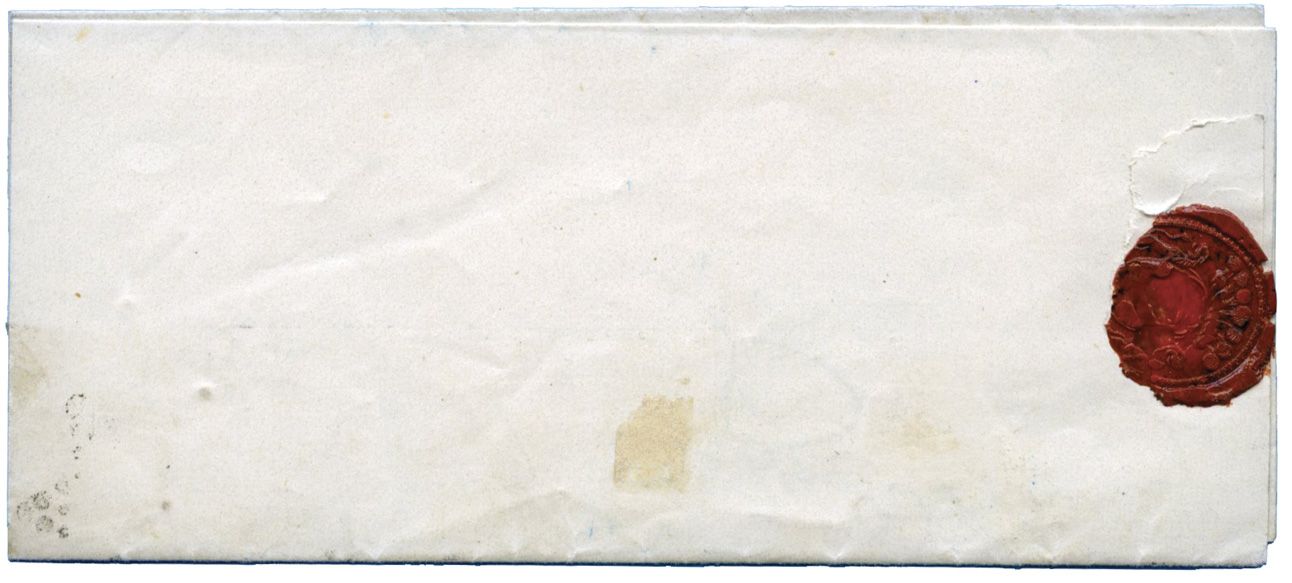 France : n° 9a obl. sur lettre