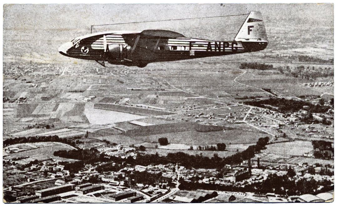 Uruguay : Carte du jour de l´an d´AIR France de MONTEVIDEO 27/DEC/36 pour PARIS