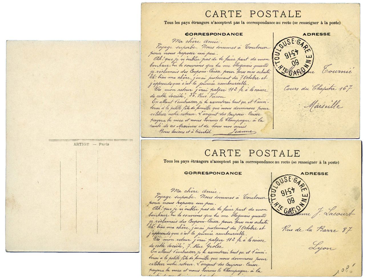 France : Ensemble de 3 CP avec Type Semeuse