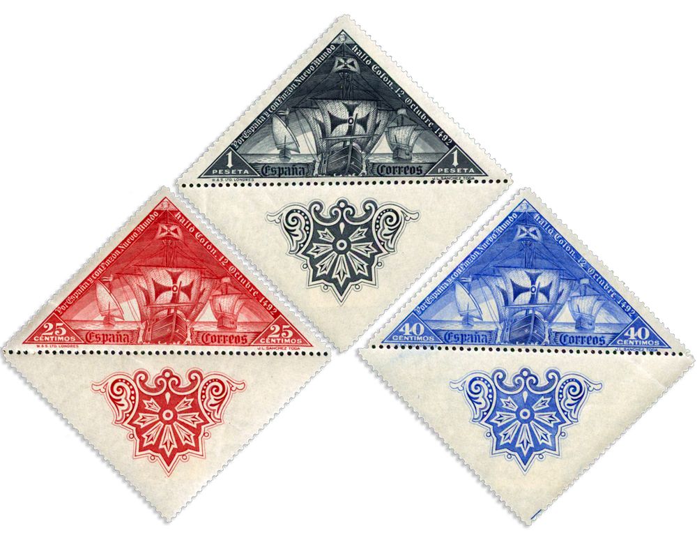 n° 454/456* - Timbre ESPAGNE  Poste