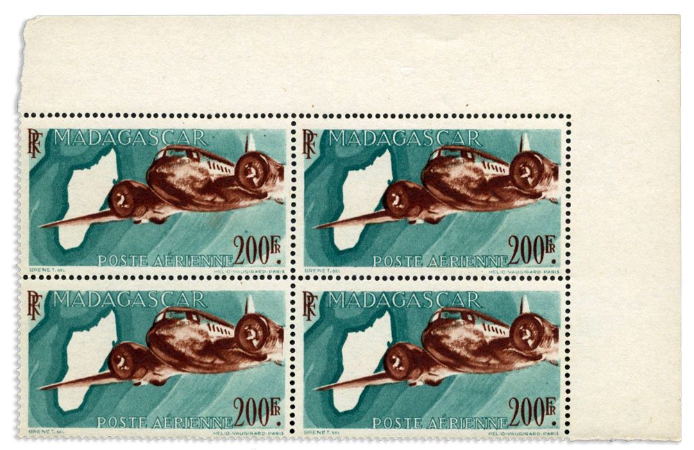 n°  63/64/64B** - Timbre MADAGASCAR Poste Aerienne