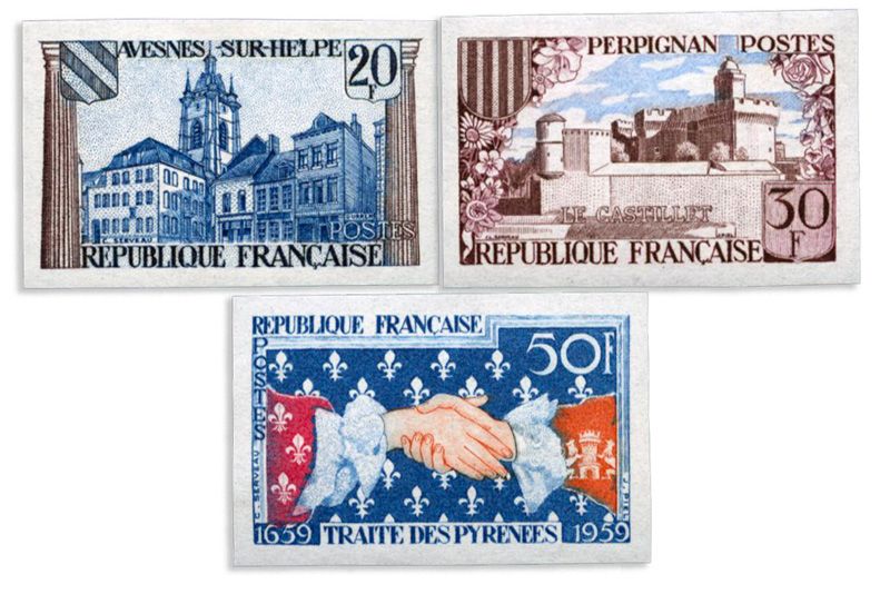 n° 1221/1223** ND - Timbre FRANCE Poste