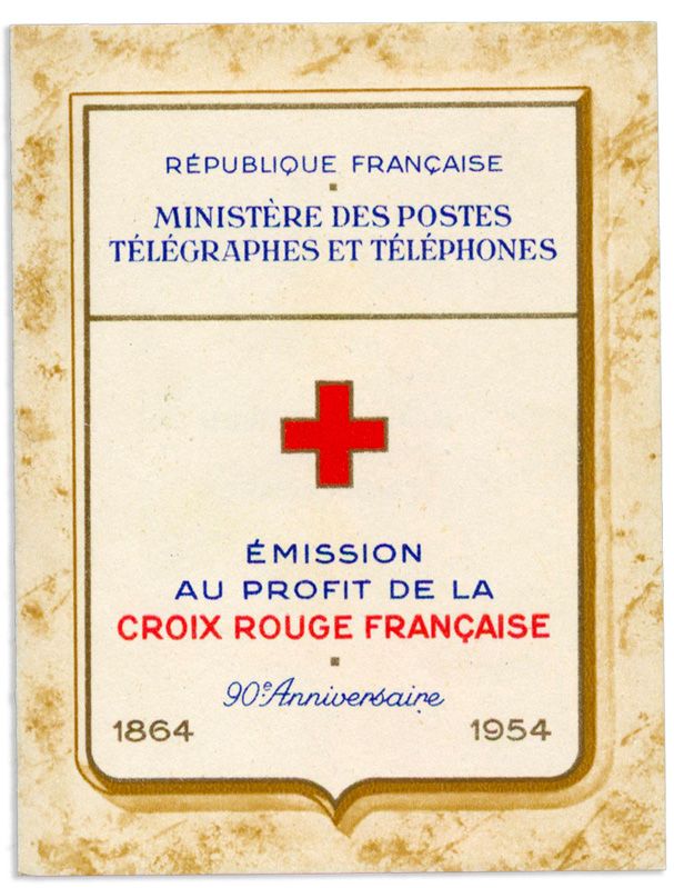 n° 2003** - Timbre FRANCE Carnets Croix-Rouge (1954)