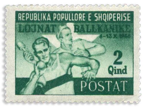 n° 347/353**/* - Timbre ALBANIE Poste