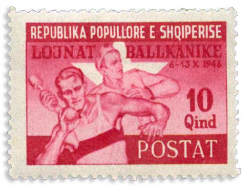 n° 347/353**/* - Timbre ALBANIE Poste
