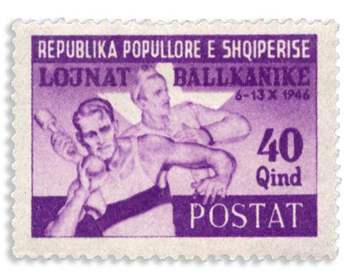 n° 347/353**/* - Timbre ALBANIE Poste
