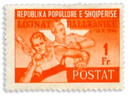 n° 347/353**/* - Timbre ALBANIE Poste