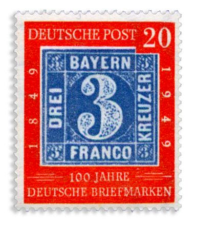 n° 2A/2C** - Timbre ALLEMAGNE FEDERALE Poste