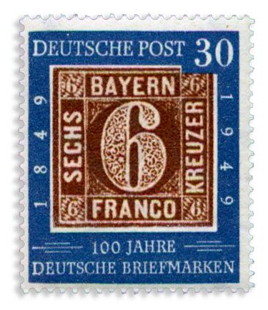 n° 2A/2C** - Timbre ALLEMAGNE FEDERALE Poste
