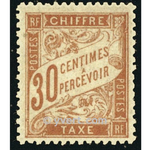 n° 34 - Timbre France Taxe