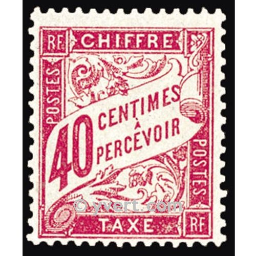 n° 35 - Timbre France Taxe