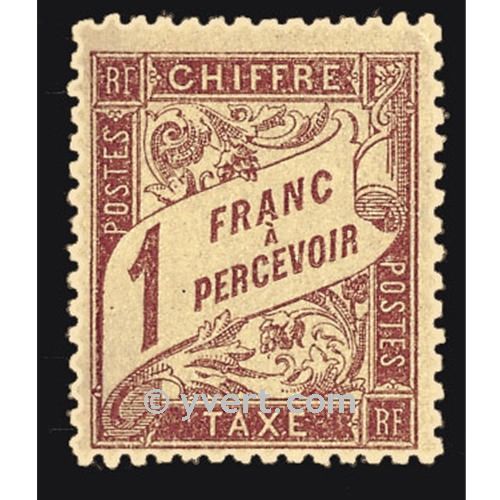 n° 40 - Timbre France Taxe