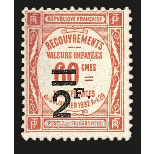 n° 54 - Timbre France Taxe