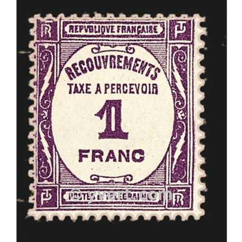 n° 59 -  Selo França Taxa