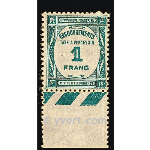 n° 60 - Timbre France Taxe