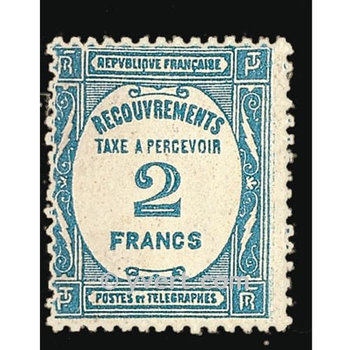 n° 61 -  Selo França Taxa