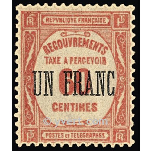 n° 63 - Timbre France Taxe