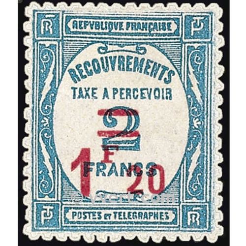 n° 64 -  Selo França Taxa