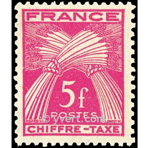 n° 75 - Timbre France Taxe