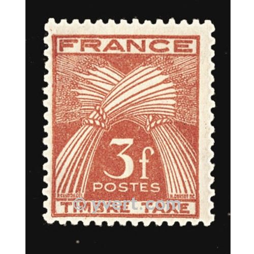 n° 83 -  Selo França Taxa