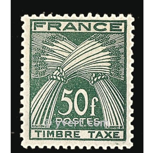 n° 88 -  Selo França Taxa