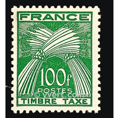 n° 89 - Timbre France Taxe