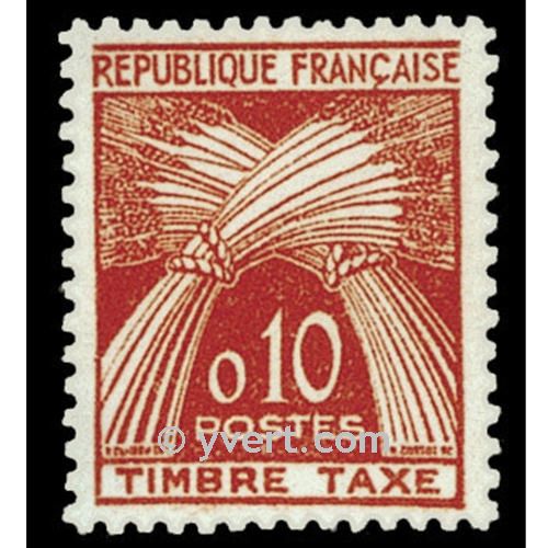 n° 91 -  Selo França Taxa