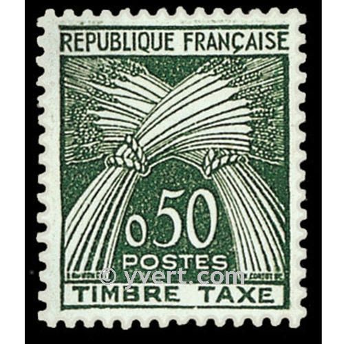 n° 93 -  Selo França Taxa