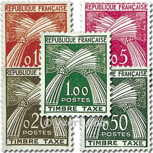 n° 90/94 -  Selo França Taxa