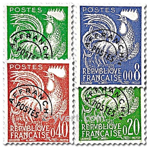 nr. 119/122 -  Stamp France Precancels