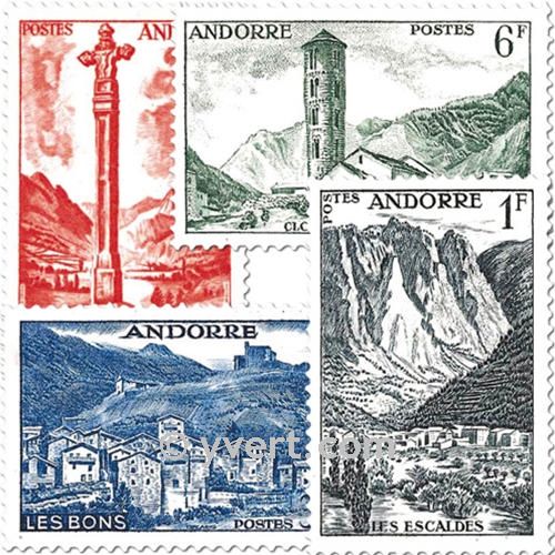 n° 138/153 -  Timbre Andorre Poste