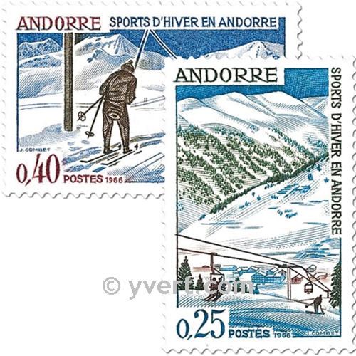 n° 175/176 -  Timbre Andorre Poste