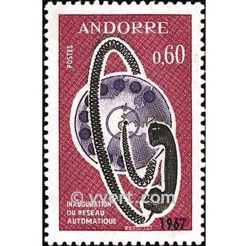 n° 182 -  Timbre Andorre Poste