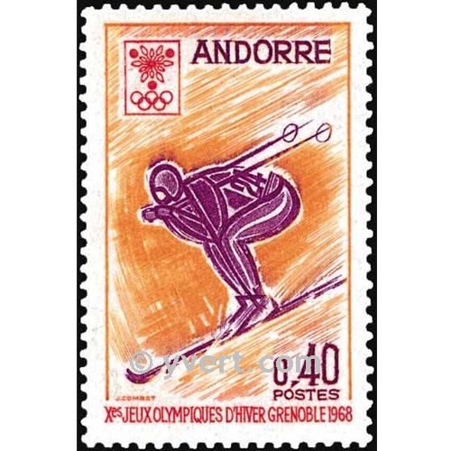 n° 187 -  Timbre Andorre Poste