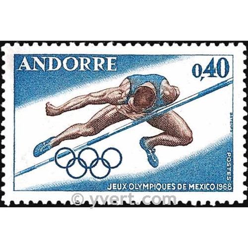 n° 190 -  Timbre Andorre Poste