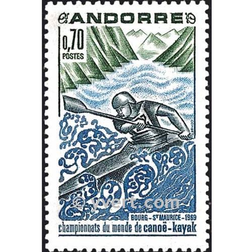 n° 196 -  Timbre Andorre Poste