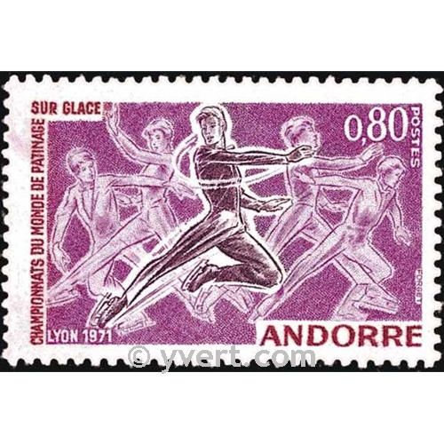 n° 209 -  Timbre Andorre Poste