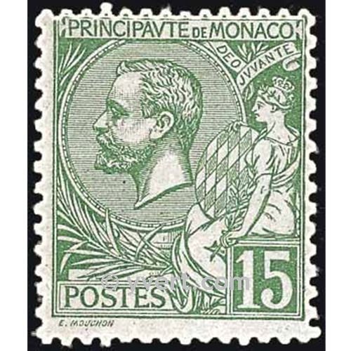 n° 44 -  Timbre Monaco Poste