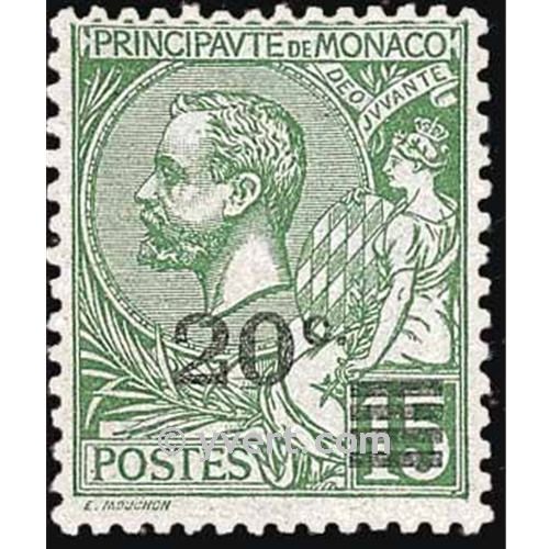 n° 51 -  Timbre Monaco Poste