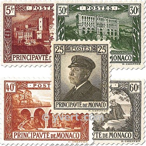 n° 54/64 -  Timbre Monaco Poste