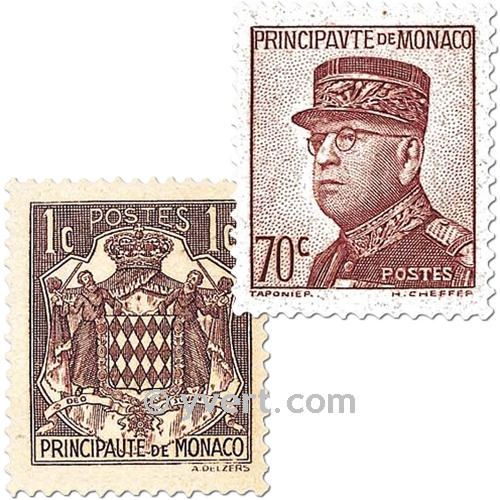 nr. 154/166 -  Stamp Monaco Mail