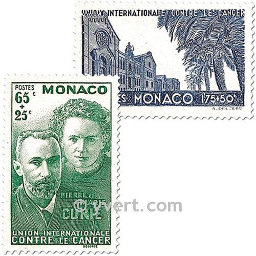 n° 167/168 -  Timbre Monaco Poste