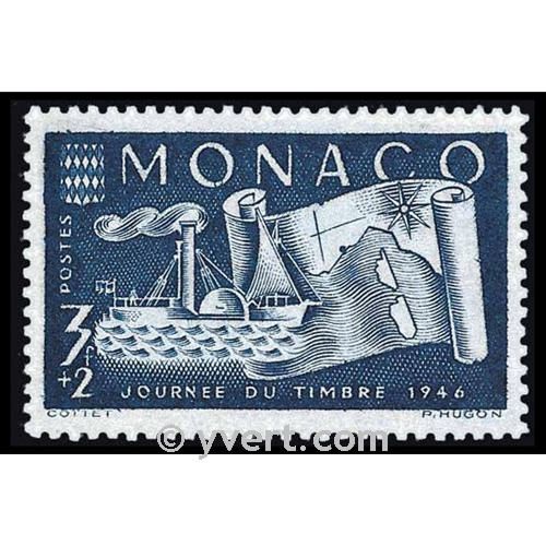 n° 294 -  Timbre Monaco Poste