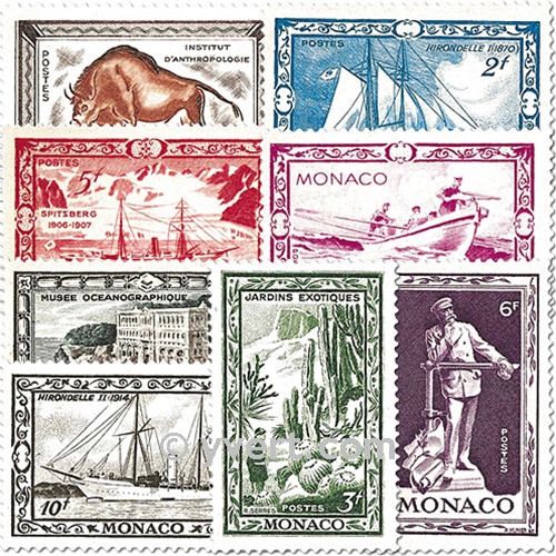 n° 324/331 -  Timbre Monaco Poste