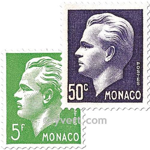 n° 344/350 -  Timbre Monaco Poste