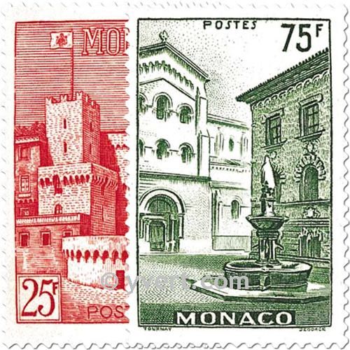 n° 397/398 -  Timbre Monaco Poste