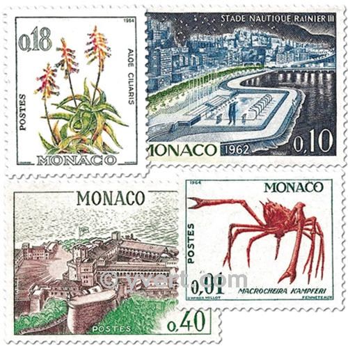 n° 537A/550A -  Timbre Monaco Poste