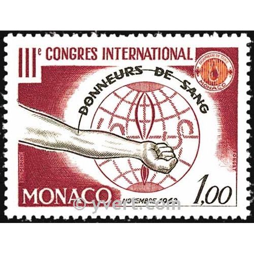 n° 598 -  Timbre Monaco Poste